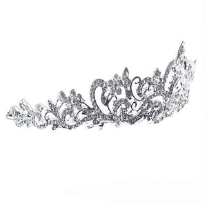 Women Shiny Luxury Rhinestone Bridal Princess Hair Tiara Crown Headband